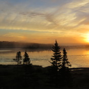 Sunrise on Bartlett's Brook Pond