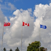 Ontario - Canada - Morrisburg flags