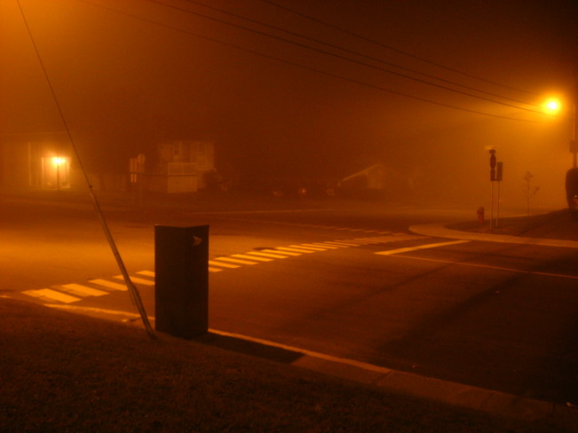 Brouillard du matin Alma, QC