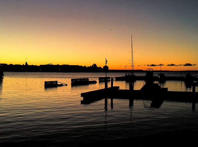 Sunrise over Kingston Harbour Portsmouth, ON