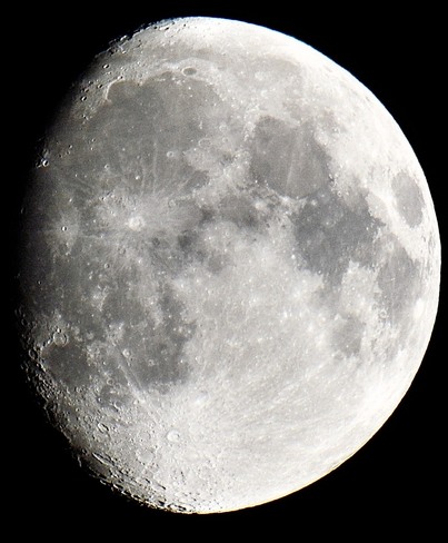 Moon from my deck Yorkton, SK