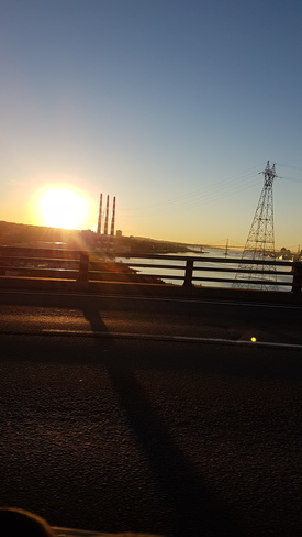 Sunrise over the Mackay Bridge Halifax, NS