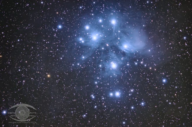 Messier 45 - The Pleiades Cluster 6932 Lennox and Addington County Rd 41, Erinsville, ON K0K 2A0, Canada