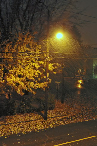 PremiÃ¨re neige d'automne Drummondville, QC