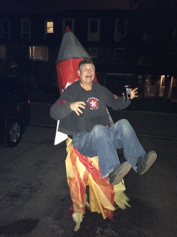 Halloween in Milton Ontario, Mike Whitney alias "Rocket Man" Milton, ON
