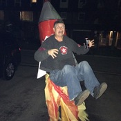 Halloween in Milton Ontario, Mike Whitney alias "Rocket Man"