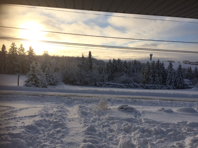 It's now winter wonderland! McManus Siding, New Brunswick, CA