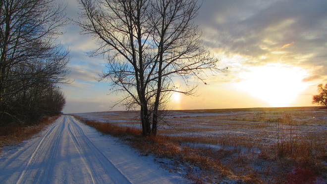 Sundog Cold Kindersley, Saskatchewan