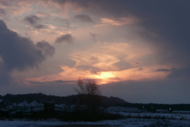 Le coucher du soleil Montmagny, QC