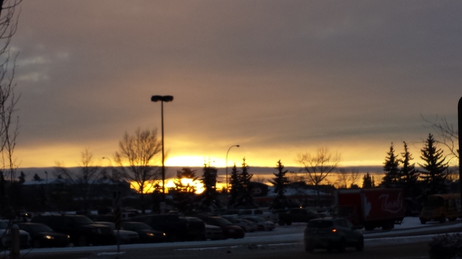 sunset North Red Deer, AB