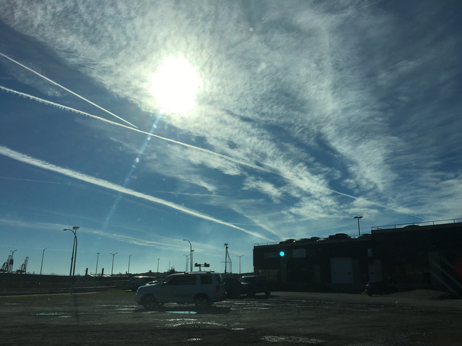 Very busy sky Saint John, New Brunswick, CA