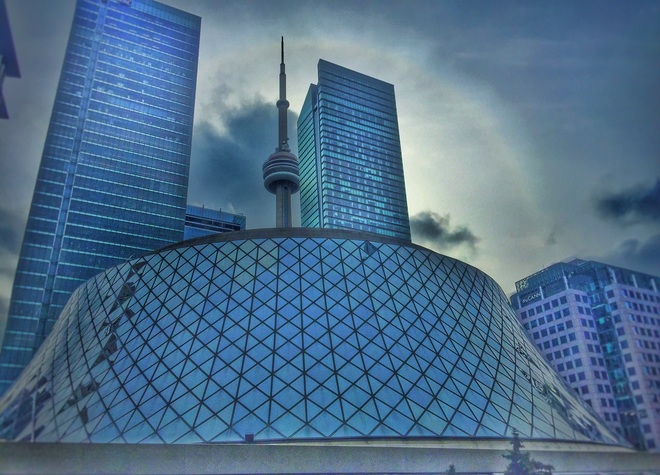 Roy Thomson Hall & CN Tower Toronto, ON