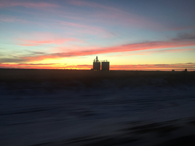 Saskatchewan sunset Balgonie, Saskatchewan, CA