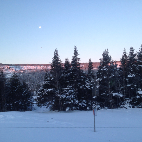 Clear, cold, crisp Labrador morning L'Anse-au-Clair, Newfoundland and Labrador | A0K 3K0