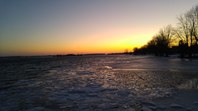 Sundown on The St Lawrence River Morrisburg, ON