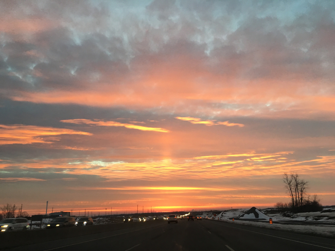 Beautiful sunset Oshawa, Ontario, CA
