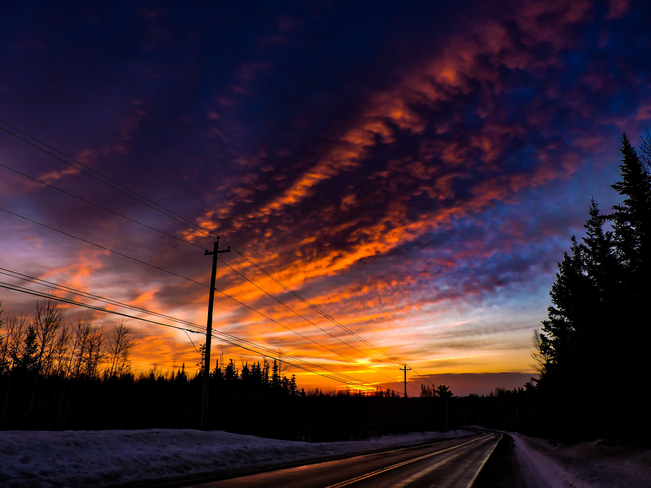 Sunrise. Springhill, Nova Scotia, CA