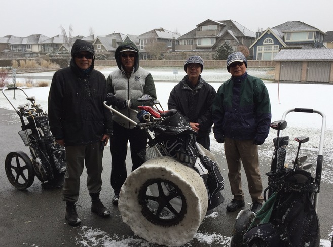 Snow Golf at Quilchena Golf and Country Club Quilchena Golf & Country Club, Granville Avenue, Richmond, BC