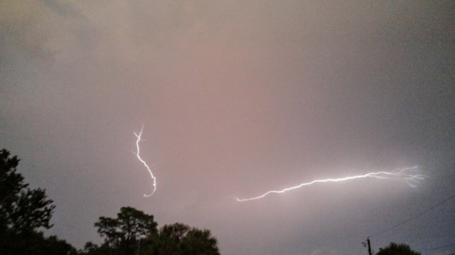 Lightning Strikes across the Sky!âš¡ Palm Bay, FL, United States