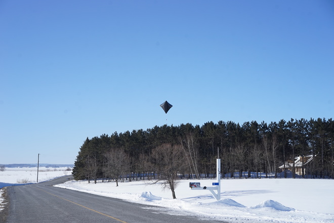 Ballon solaire (2e lancement de 2017) 534 10e Rang, Wickham, QC J0C 1S0, Canada