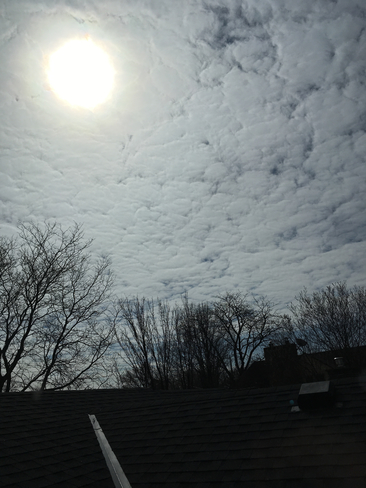Cool clouds in the sky Old Glenridge, Ontario, CA