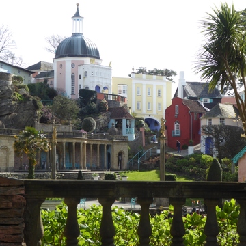 Portmeirion, N. Wales - designed in the style of an Italian village.