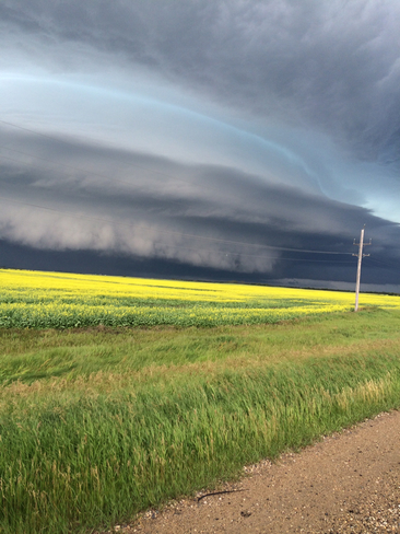 Storm coming Riverside, Manitoba, CA