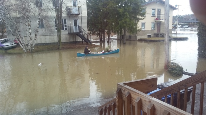 vive les inondations 2017 Sainte-Marie, QC