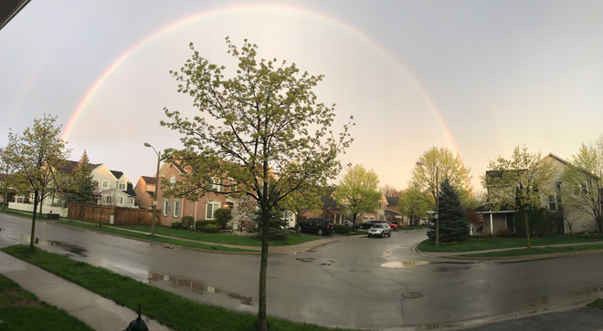 Beautiful rainbow Burlington, Ontario, CA