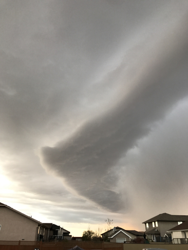 Storm front Grand Coulee, Saskatchewan, CA
