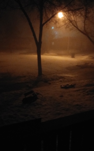 One foggy night..... Fort Saskatchewan, AB