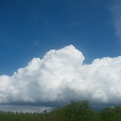 nuages de beau temps