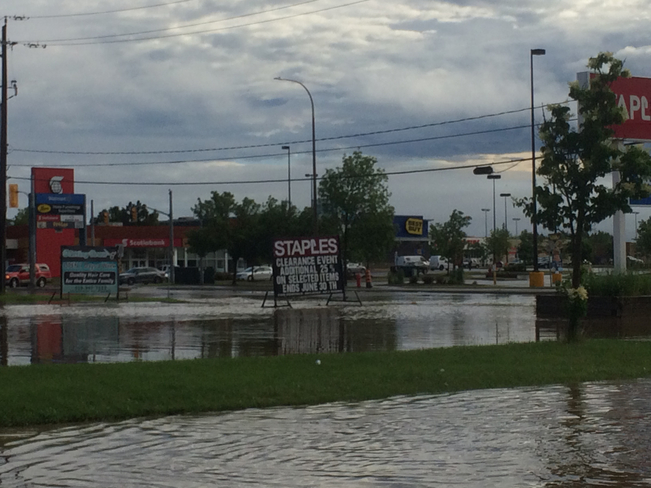 Staples Flooded Orangeville, Ontario, CA