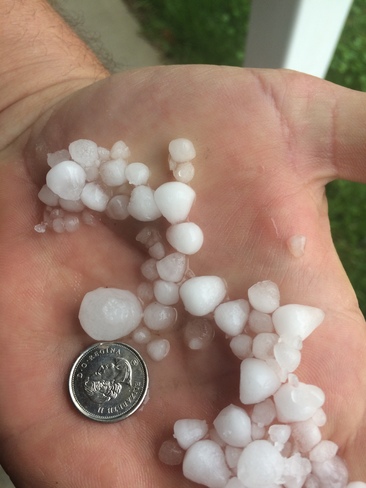 Crazy Hail Storm June 2017 156857 15th Line, Lakeside, ON N0M 2G0, Canada
