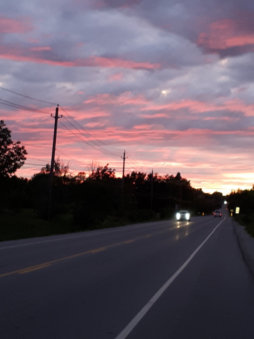 sunset in lowville, ontario Lowville, ON