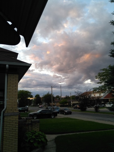 beautiful cloudy day Windsor, ON