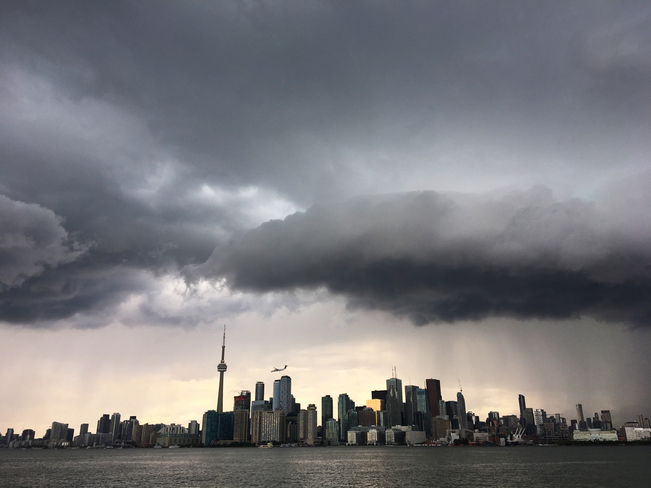 Storm From Toronto Islands Toronto Islands, Ontario, CA