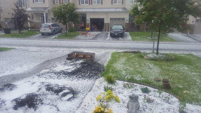 Hail In Ottawa 420 Creekview Way, Gloucester, ON K1T 0E3, Canada