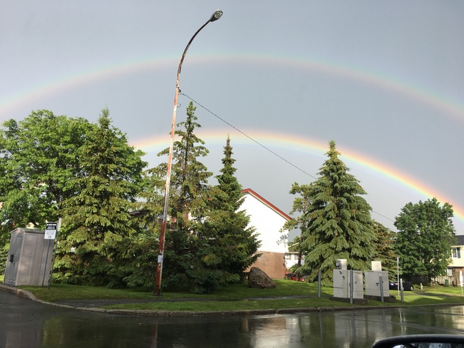 Rare double rainbow in Nepean, ON Nepean, Ottawa, ON