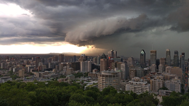 A storm is taking over Montreal Montreal, QC