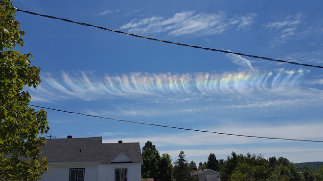 rainbow cloud Sherbrooke, QC