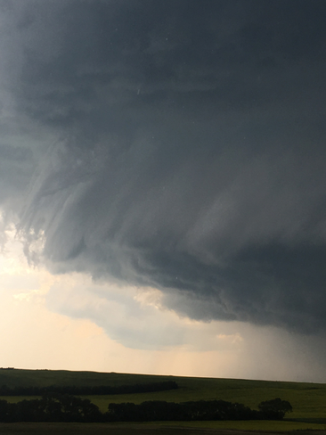 Tornado cloud Handel, Saskatchewan, CA