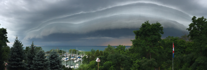 Storm front Bayfield, Ontario, CA