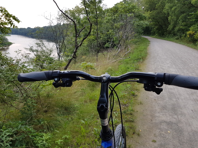 Biking Grand River Brantford, ON