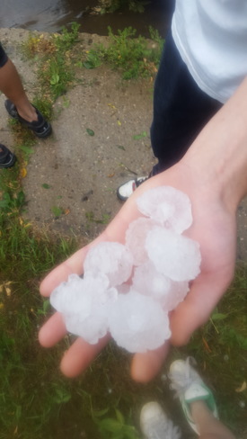 hail storm Wetaskiwin, AB