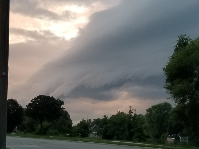 Storm rolling in Wallaceburg, ON