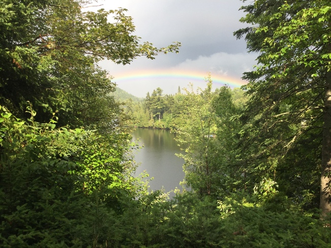 Rainbow at Lac Norte Dame Wentworth-Nord, QC