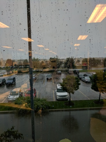 Rain at the office Oakville, ON
