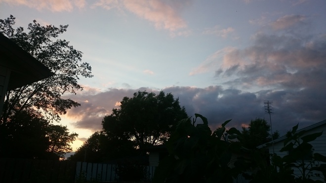 evening sky Leamington, ON