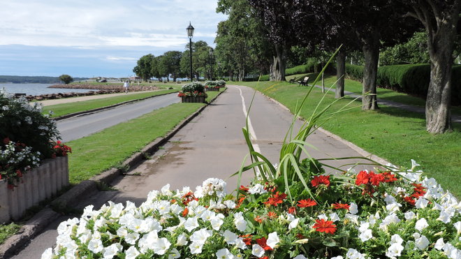 Cycling Lane at Victoria Park Victoria Park, Charlottetown, PE